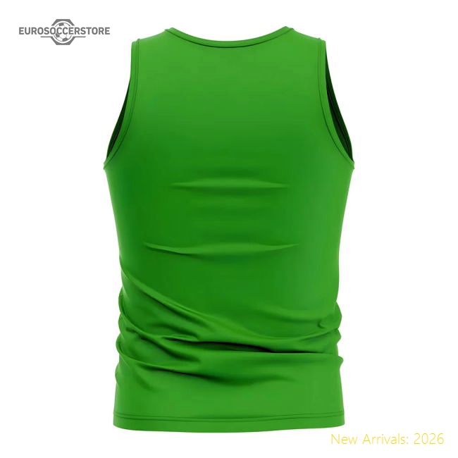 Ethiopia Core Football Country Sleeveless Tee (Green)-The Soccer Shirt Hub