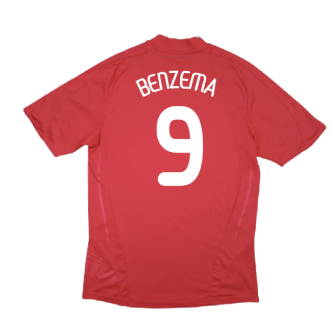 France 2008-10 Away Shirt ((Excellent) XL) (Benzema 9)-The Soccer Shirt Hub