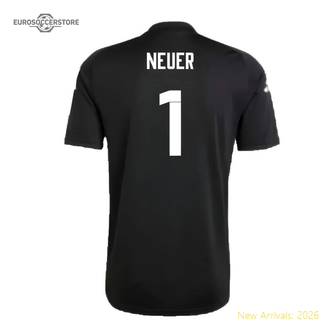 2024-2025 Germany Pre-Match Shirt (Black) (Neuer 1)-The Soccer Shirt Hub