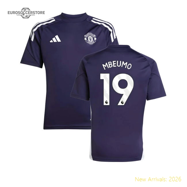2025-2026 Man Utd Training Jersey (Aurora Plum) - Kids (Mbeumo 19)-The Soccer Shirt Hub