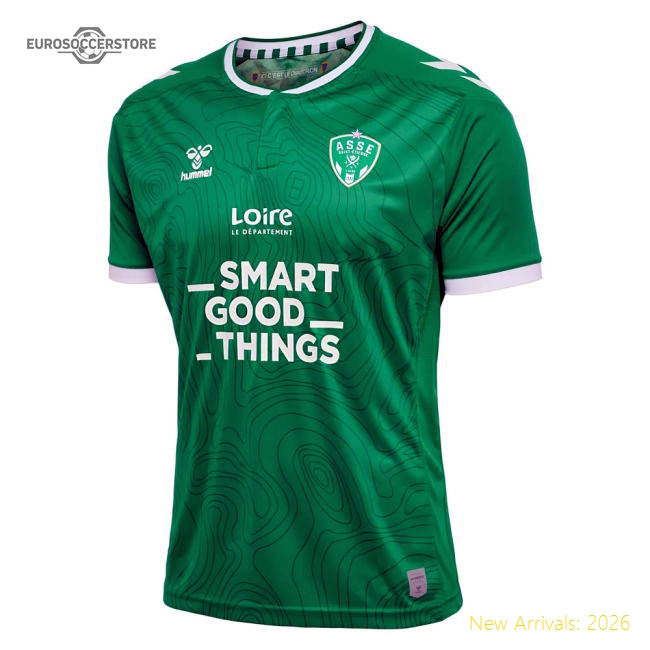 2022-2023 Saint Etienne Home Shirt-The Soccer Shirt Hub