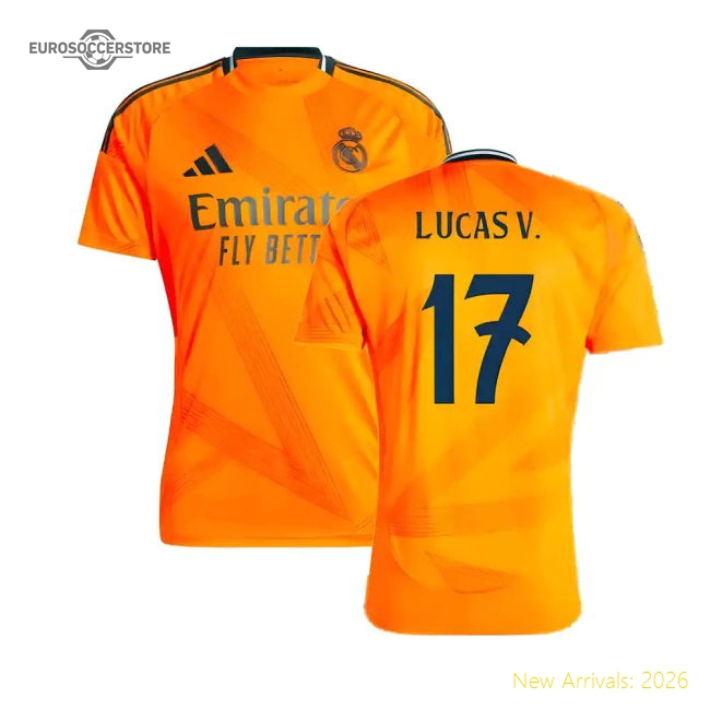2024-2025 Real Madrid Away Shirt (Lucas V. 17)-The Soccer Shirt Hub