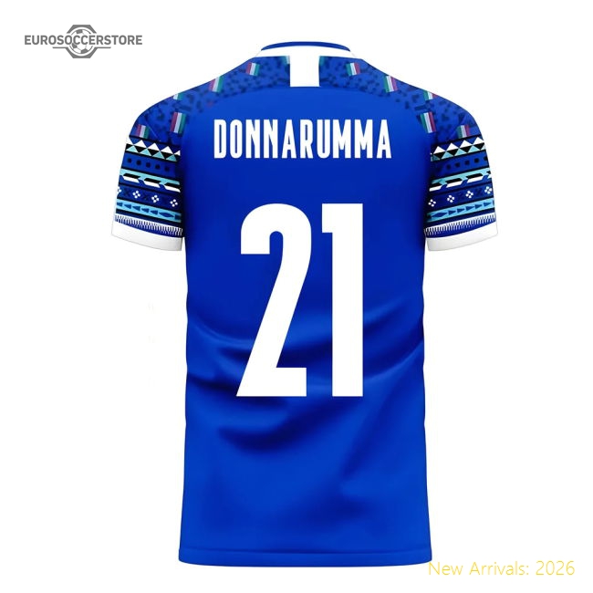Italy 2025-2026 Home Concept Football Kit (Libero) (DONNARUMMA 21)-The Soccer Shirt Hub