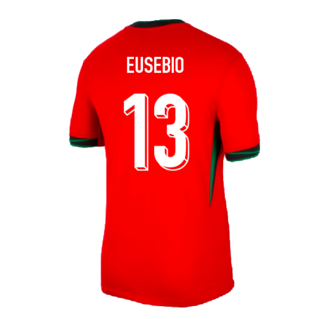 2024-2025 Portugal Home Shirt (Eusebio 13)-The Soccer Shirt Hub