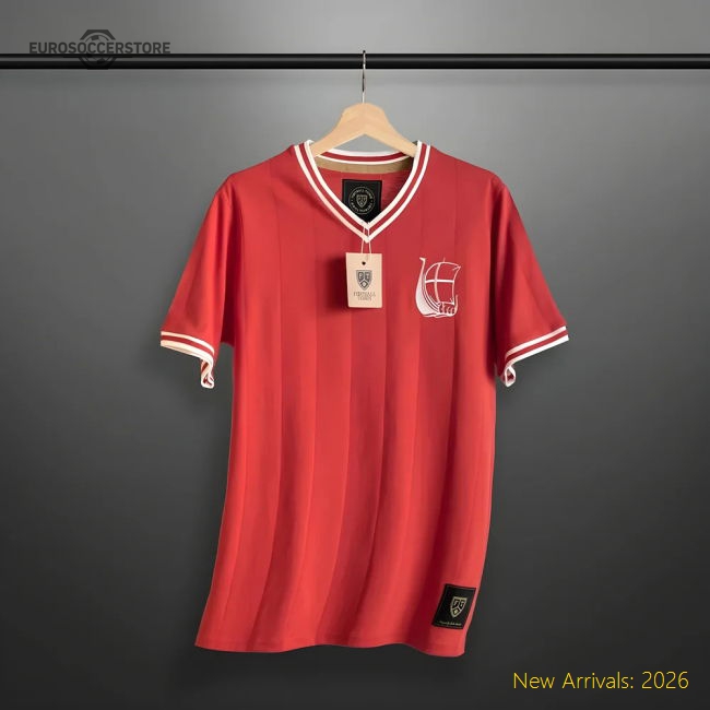 Vintage Denmark De Rød-hvide Soccer Jersey-The Soccer Shirt Hub