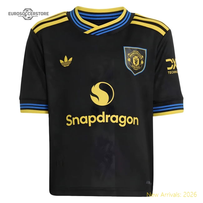 2025-2026 Manchester United Third Mini Kit-The Soccer Shirt Hub