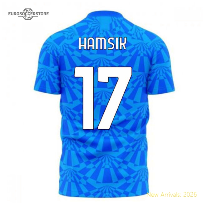 Napoli 1990s Home Concept Football Kit (Libero) (HAMSIK 17)-The Soccer Shirt Hub