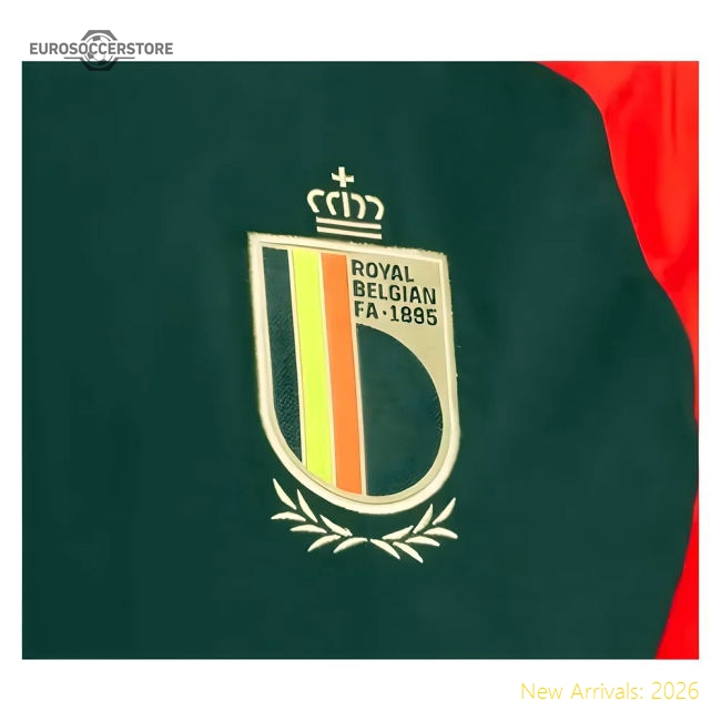 2024-2025 Belgium Presentation Jacket (Black)-The Soccer Shirt Hub