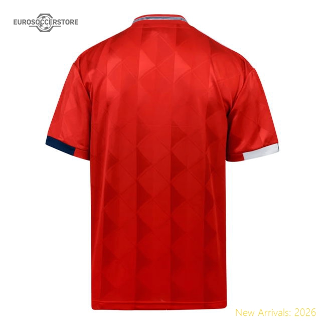 Score Draw England 1989 Away Retro Football Shirt-The Soccer Shirt Hub
