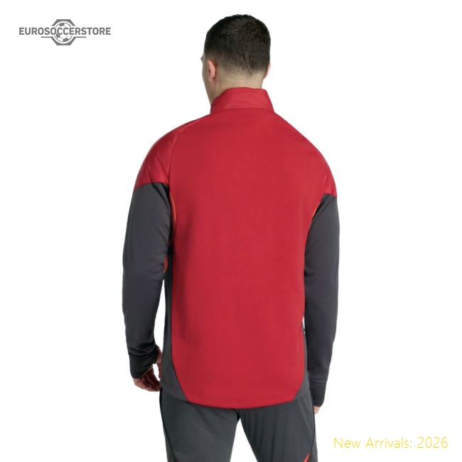 2025-2026 Liverpool Wind Top (Red)-The Soccer Shirt Hub