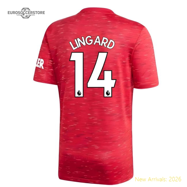 2020-2021 Man Utd Adidas Home Football Shirt (LINGARD 14)-The Soccer Shirt Hub
