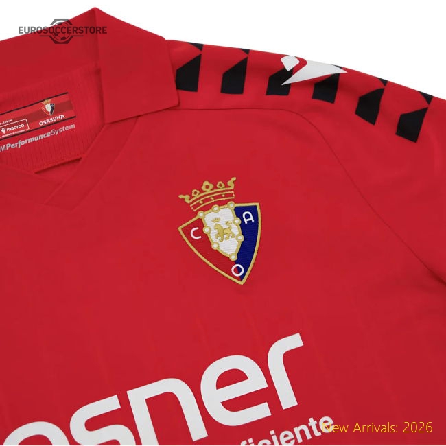 2025-2026 Osasuna Home Shirt-The Soccer Shirt Hub