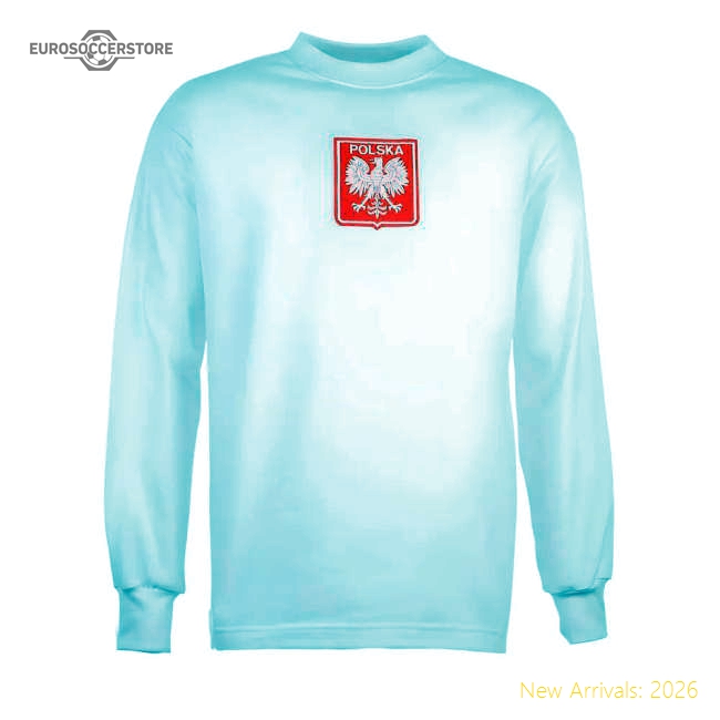 Poland 1970s White Retro Football Shirt-The Soccer Shirt Hub