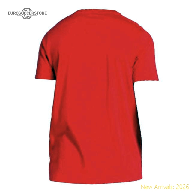 2024-2025 Man Utd DNA Tee (Red) (Mount 7)-The Soccer Shirt Hub