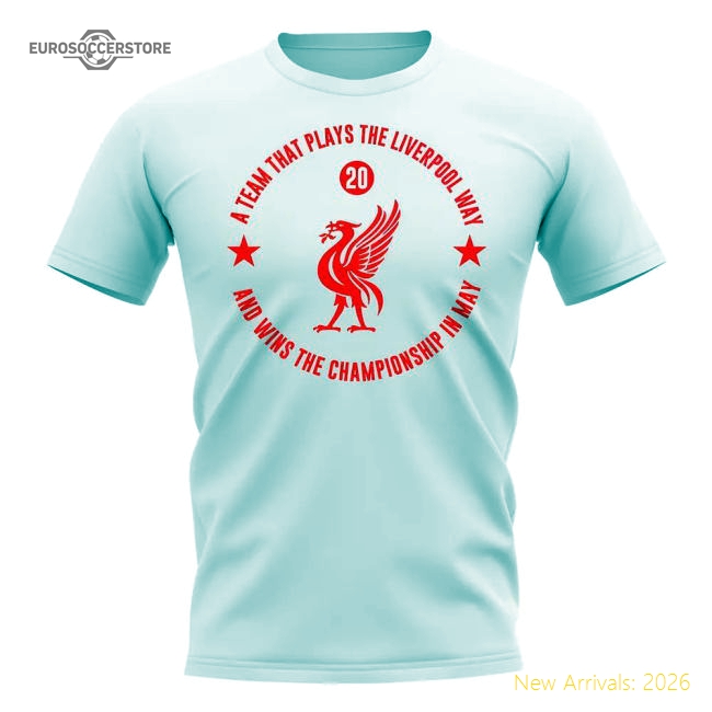 The Liverpool Way Champions 2024-25 T-Shirt (White)-The Soccer Shirt Hub