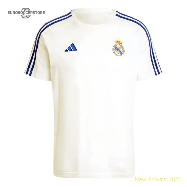 2024-2025 Real Madrid DNA Tee (White) (Your Name)-The Soccer Shirt Hub