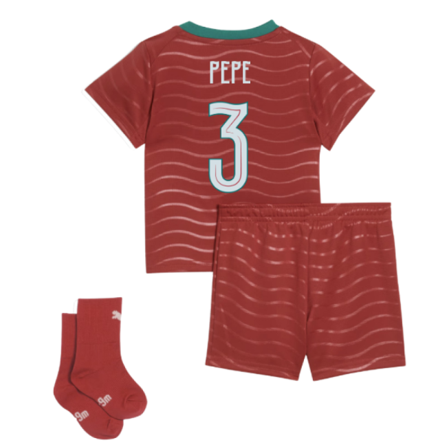 2026-2027 Portugal Home Baby Kit (Pepe 3)-The Soccer Shirt Hub
