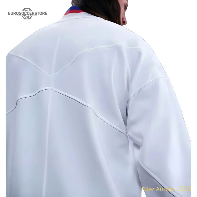 2025-2026 England Academy Pro Anthem Jacket (White)-The Soccer Shirt Hub