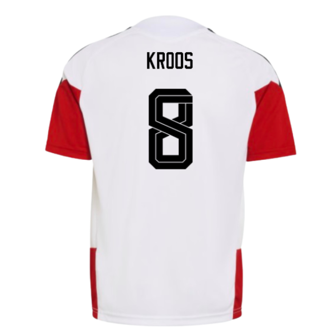 2026-2027 Germany Training Jersey (White) - Kids (Kroos 8)-The Soccer Shirt Hub