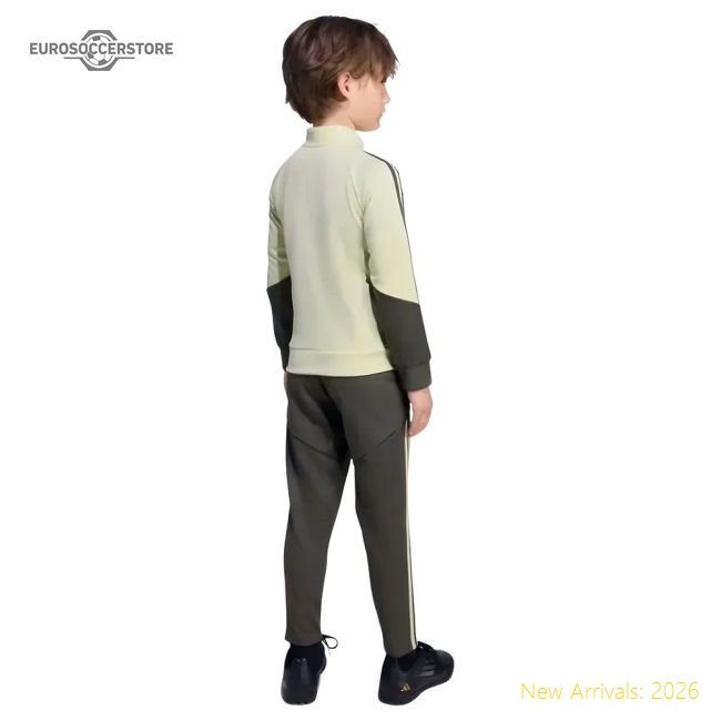 2025-2026 Real Madrid Tracksuit (Almost Lime) - Infants-The Soccer Shirt Hub