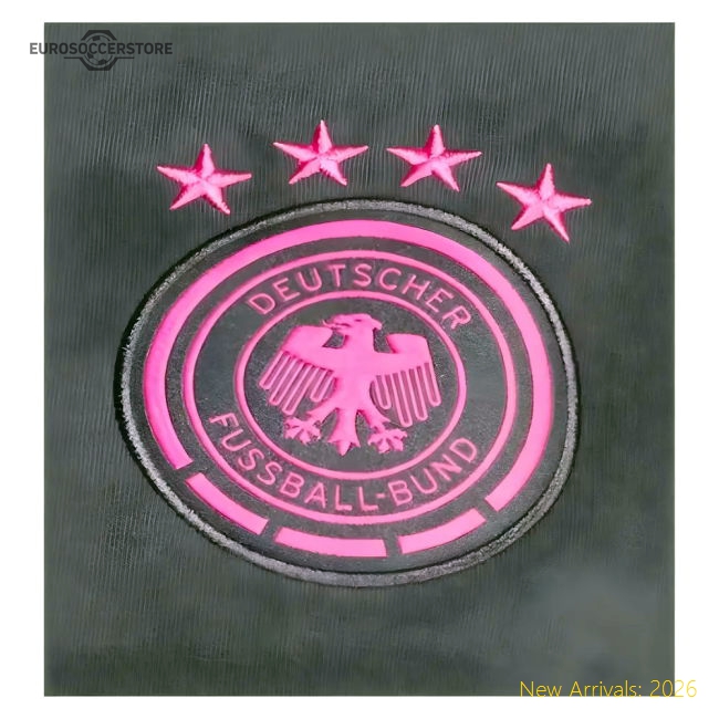 2024-2025 Germany Travel Full Zip Hoody (Carbon)-The Soccer Shirt Hub