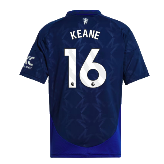 2024-2025 Man Utd Away Shirt (Kids) (Keane 16)-The Soccer Shirt Hub
