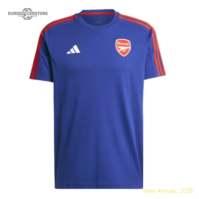 2024-2025 Arsenal DNA Tee (Victory Blue) (S.Cazorla 19)-The Soccer Shirt Hub