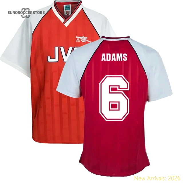 Arsenal 1988 Home Retro Football Shirt (ADAMS 6)-The Soccer Shirt Hub