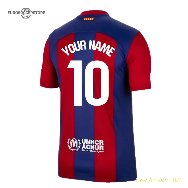 2023-2024 Barcelona Home Shirt (Your Name)-The Soccer Shirt Hub