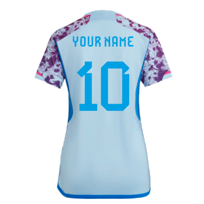 2023-2024 Spain Away Shirt (Ladies) (Your Name)-The Soccer Shirt Hub