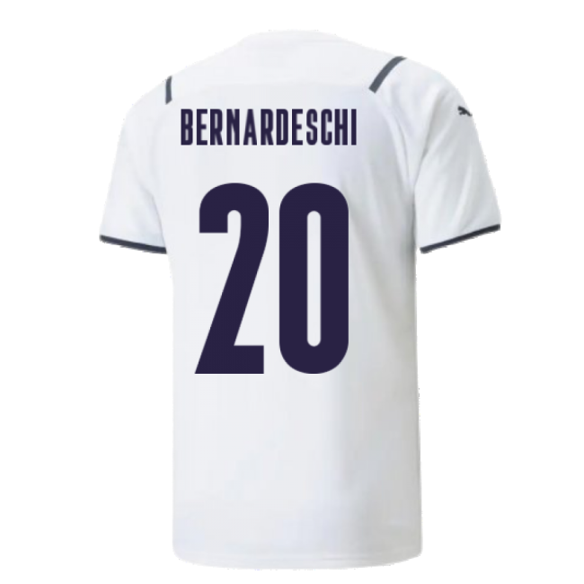 2021-2022 Italy Away Shirt (BERNARDESCHI 20)-The Soccer Shirt Hub