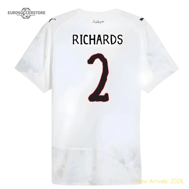 2025-2026 KIDSUPER x Manchester City CWC Authentic Shirt (White) (Richards 2)-The Soccer Shirt Hub