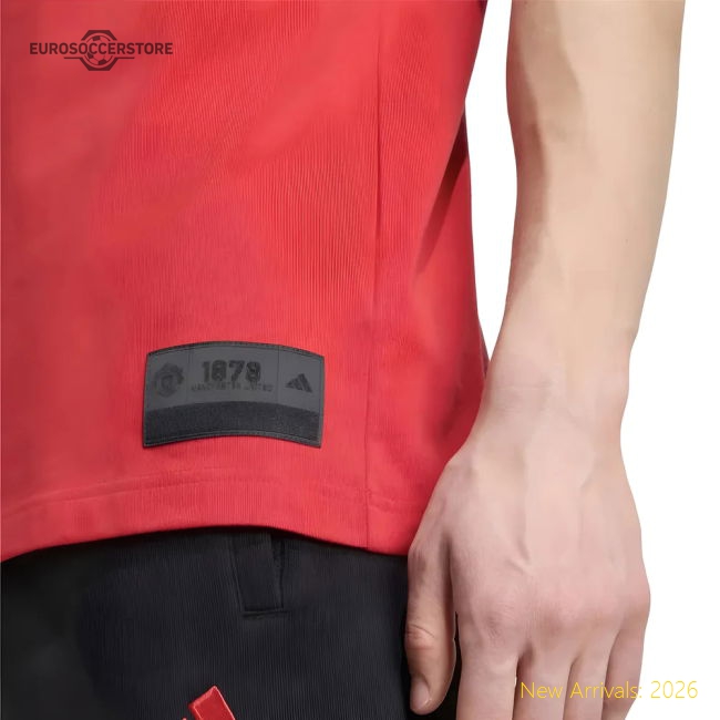 2025-2026 Man Utd US Tee (Red)-The Soccer Shirt Hub