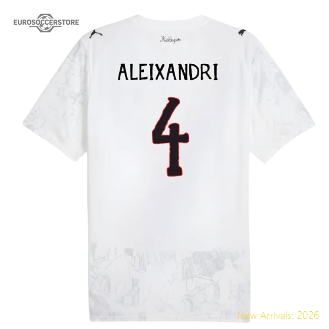 2025-2026 KIDSUPER x Manchester City CWC Shirt (White) (Aleixandri 4)-The Soccer Shirt Hub