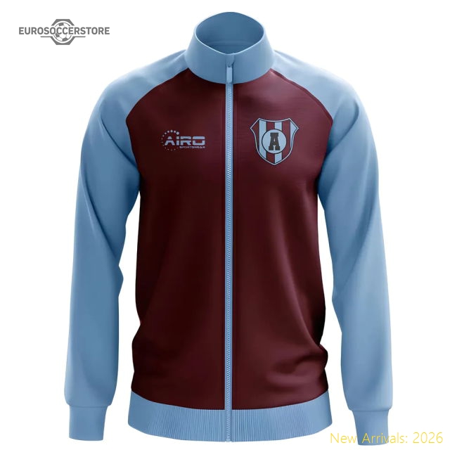 Villa Concept Football Track Jacket (Maroon)-The Soccer Shirt Hub
