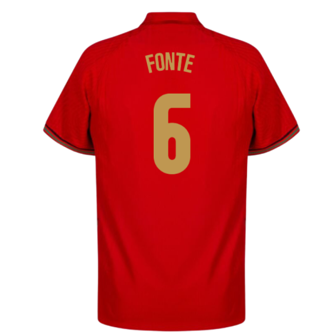 2020-2021 Portugal Home Shirt (Fonte 6)-The Soccer Shirt Hub