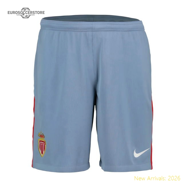 2017-2018 Monaco Away Nike Football Shorts (Kids)-The Soccer Shirt Hub