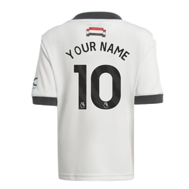2024-2025 Man Utd Third Mini Kit (Your Name)-The Soccer Shirt Hub