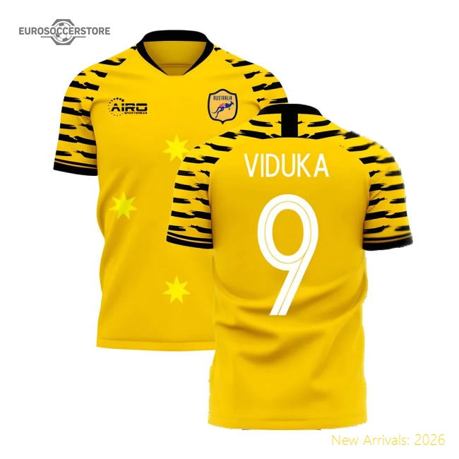Australia 2025-2026 Home Concept Football Kit (Libero) (VIDUKA 9)-The Soccer Shirt Hub