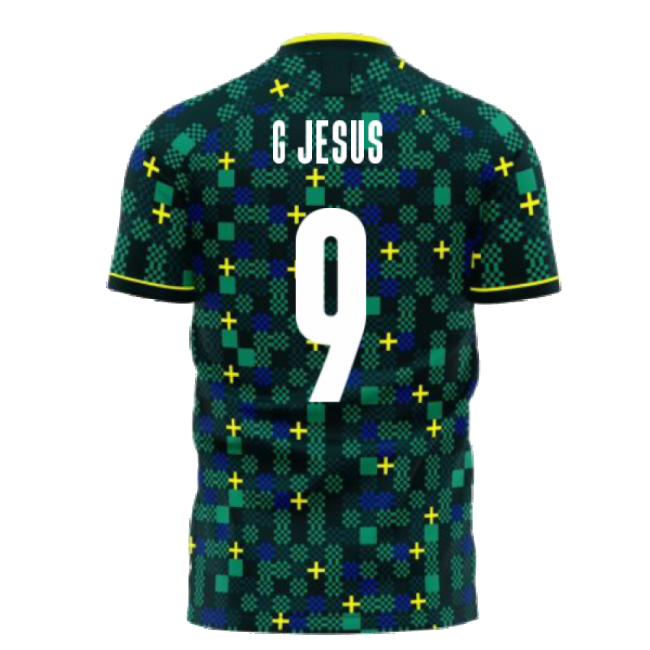 Brazil 2025-2026 Third Concept Football Kit (Libero) (G JESUS 9)-The Soccer Shirt Hub