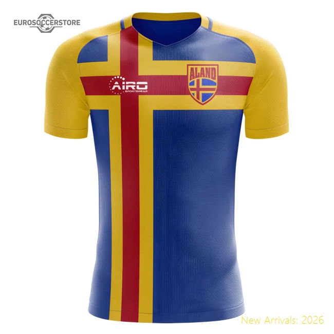 2025-2026 Aland Islands Home Concept Football Shirt - Womens-The Soccer Shirt Hub