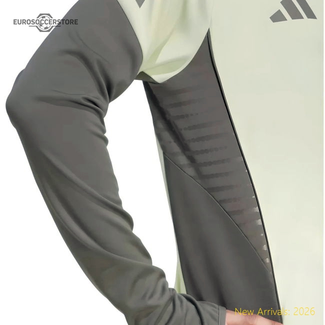 2025-2026 Real Madrid Training Top (Almost Lime)-The Soccer Shirt Hub