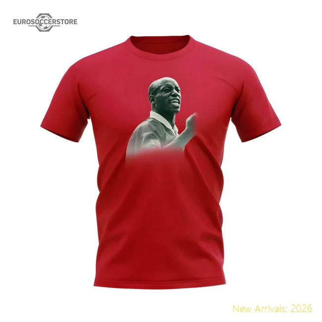 Ian Wright Arsenal Legend T-Shirt (Red)-The Soccer Shirt Hub