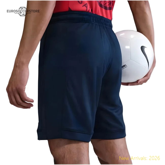 2025-2026 PSG Home Football Shorts (Navy)-The Soccer Shirt Hub