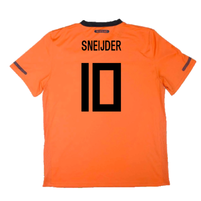 Holland 2010-11 Home Shirt ((Excellent) S) (Sneijder 10)-The Soccer Shirt Hub