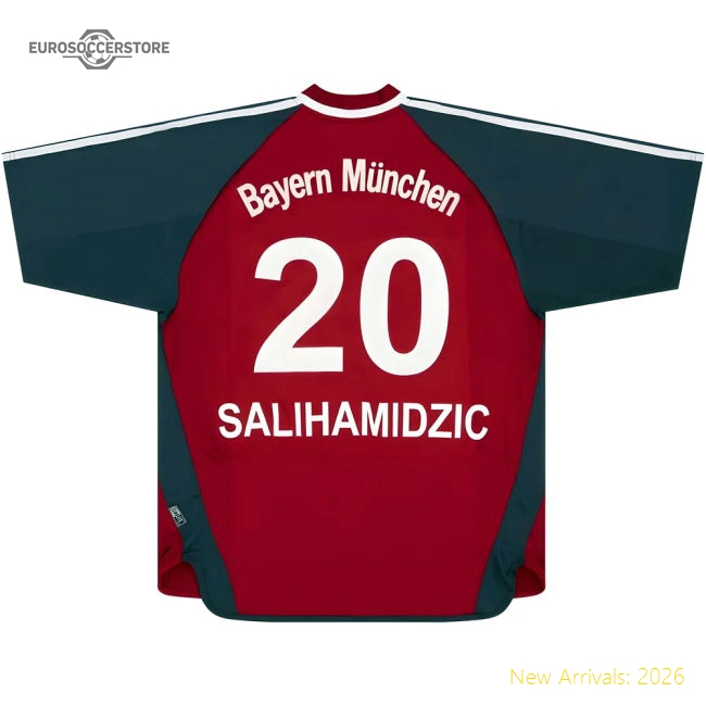 Bayern Munich 2001-02 Home Shirt (Salihamidzic #20) (Very Good)-The Soccer Shirt Hub