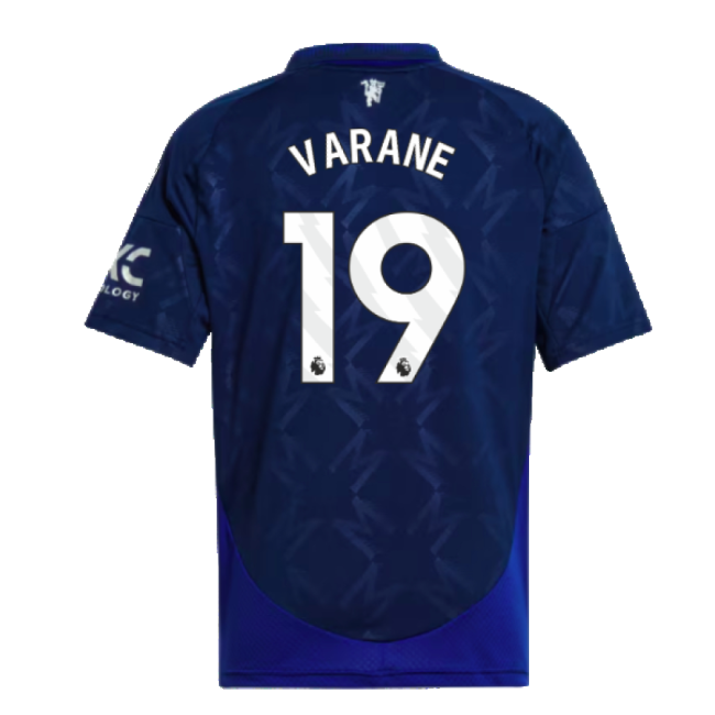 2024-2025 Man Utd Away Shirt (Kids) (Varane 19)-The Soccer Shirt Hub