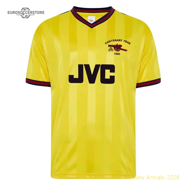 Score Draw Arsenal 1985 Centenary Away Shirt-The Soccer Shirt Hub