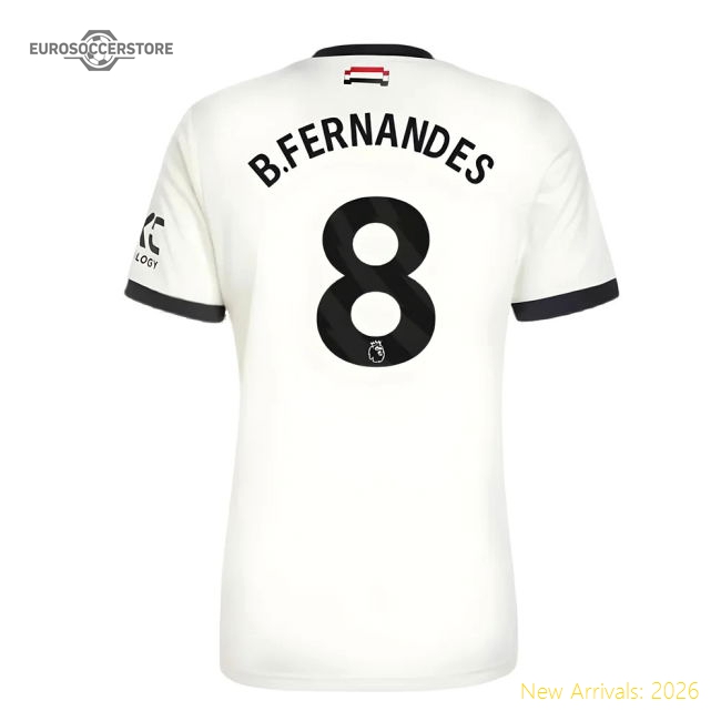 2024-2025 Man Utd Third Shirt (B.Fernandes 8)-The Soccer Shirt Hub