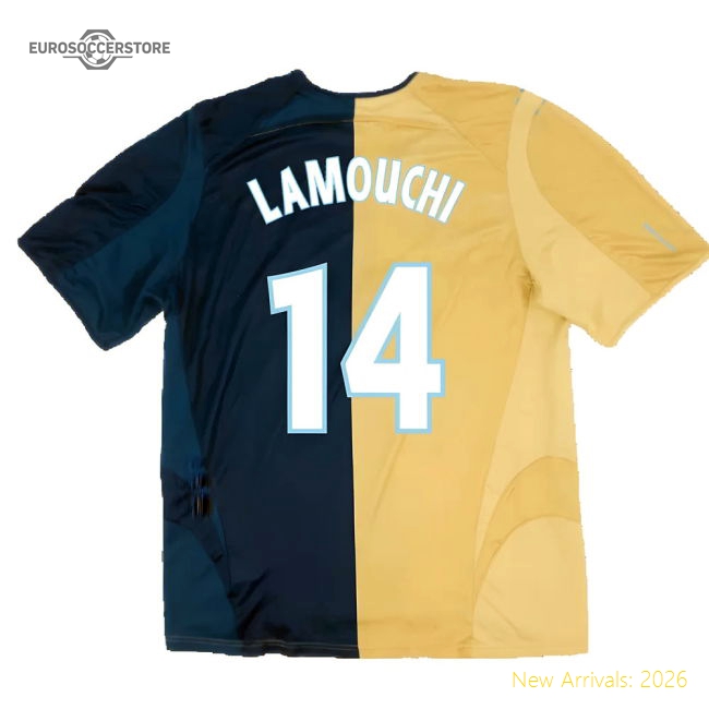 Marseille 2005-06 Third Shirt ((Excellent) L) (Lamouchi 14)-The Soccer Shirt Hub